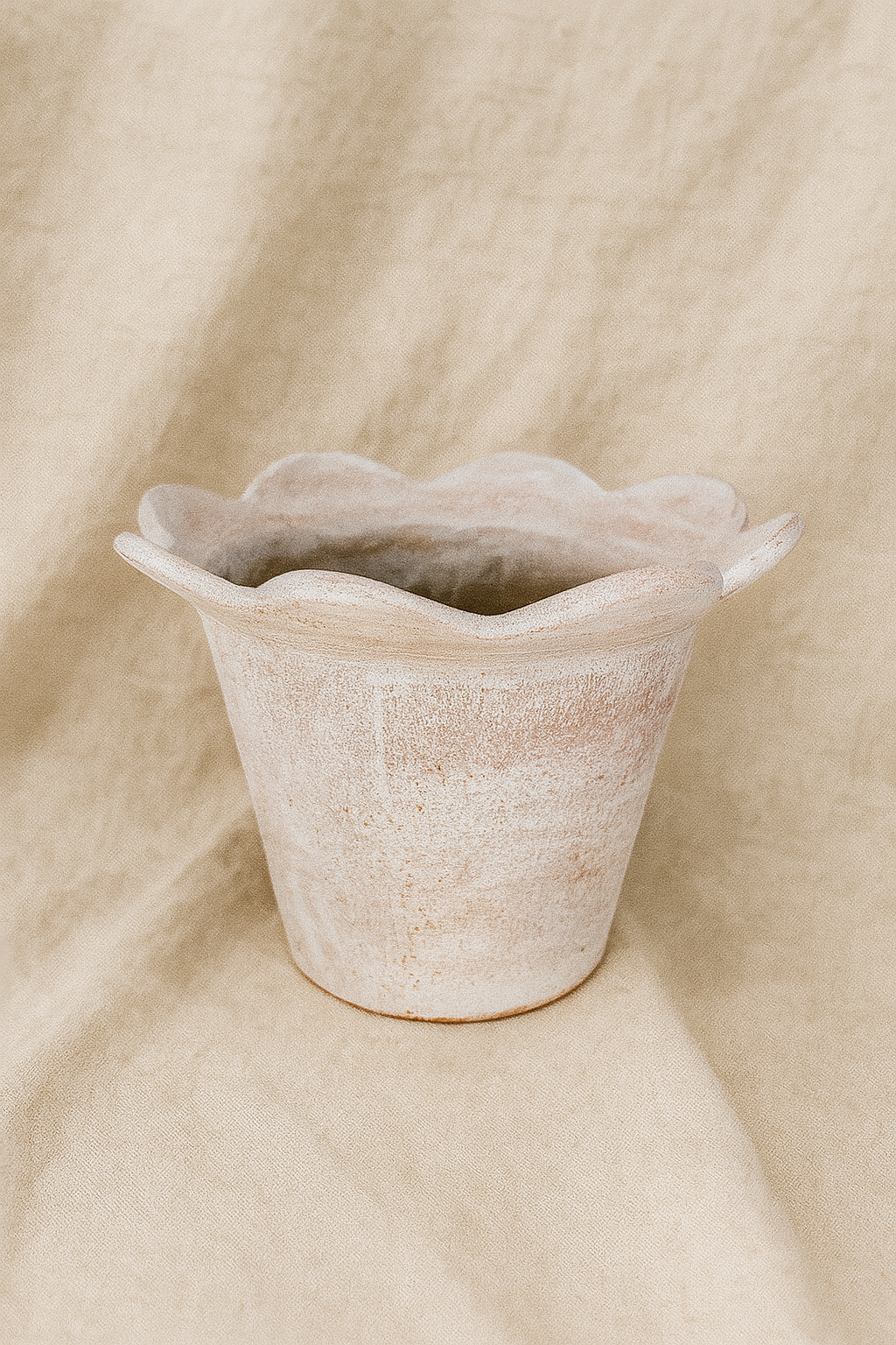 Tarracota flower edge planter