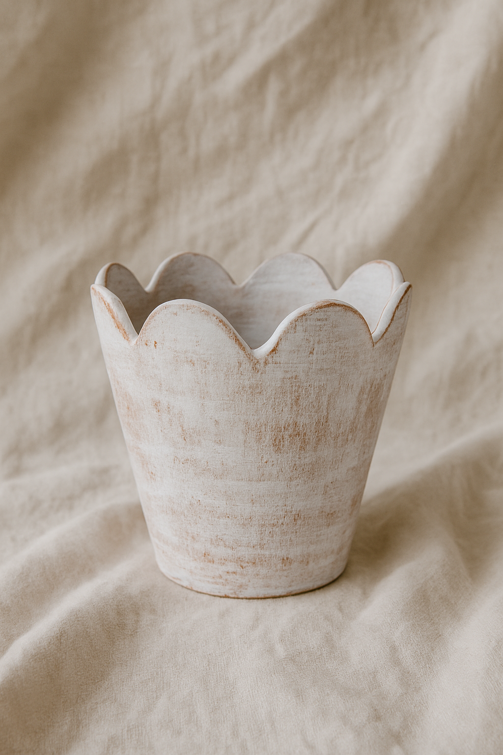 Tarracota flower edge planter